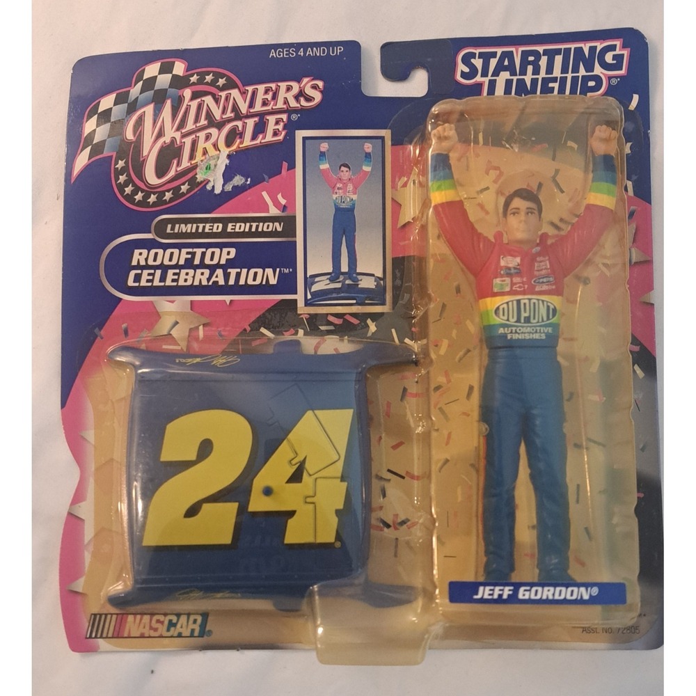 Jeff Gordon #24 Rooftop Celebration Winner's Circle NASCAR Figure MOC